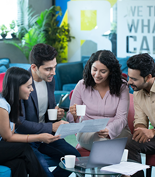 Home corporate gathering